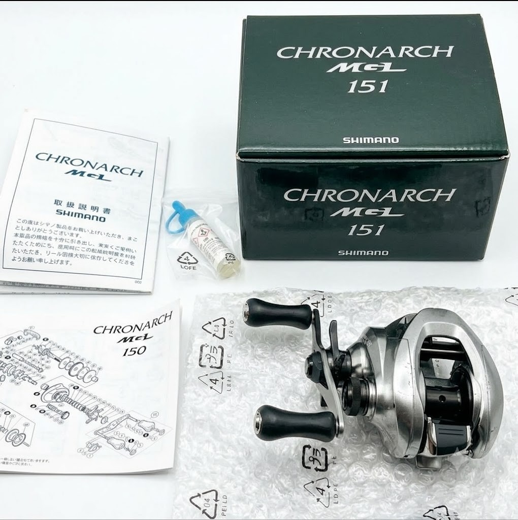 SHIMANO 17 CHRONARCH MGL 151 Left Handed Baitcasting Reel From JAPAN