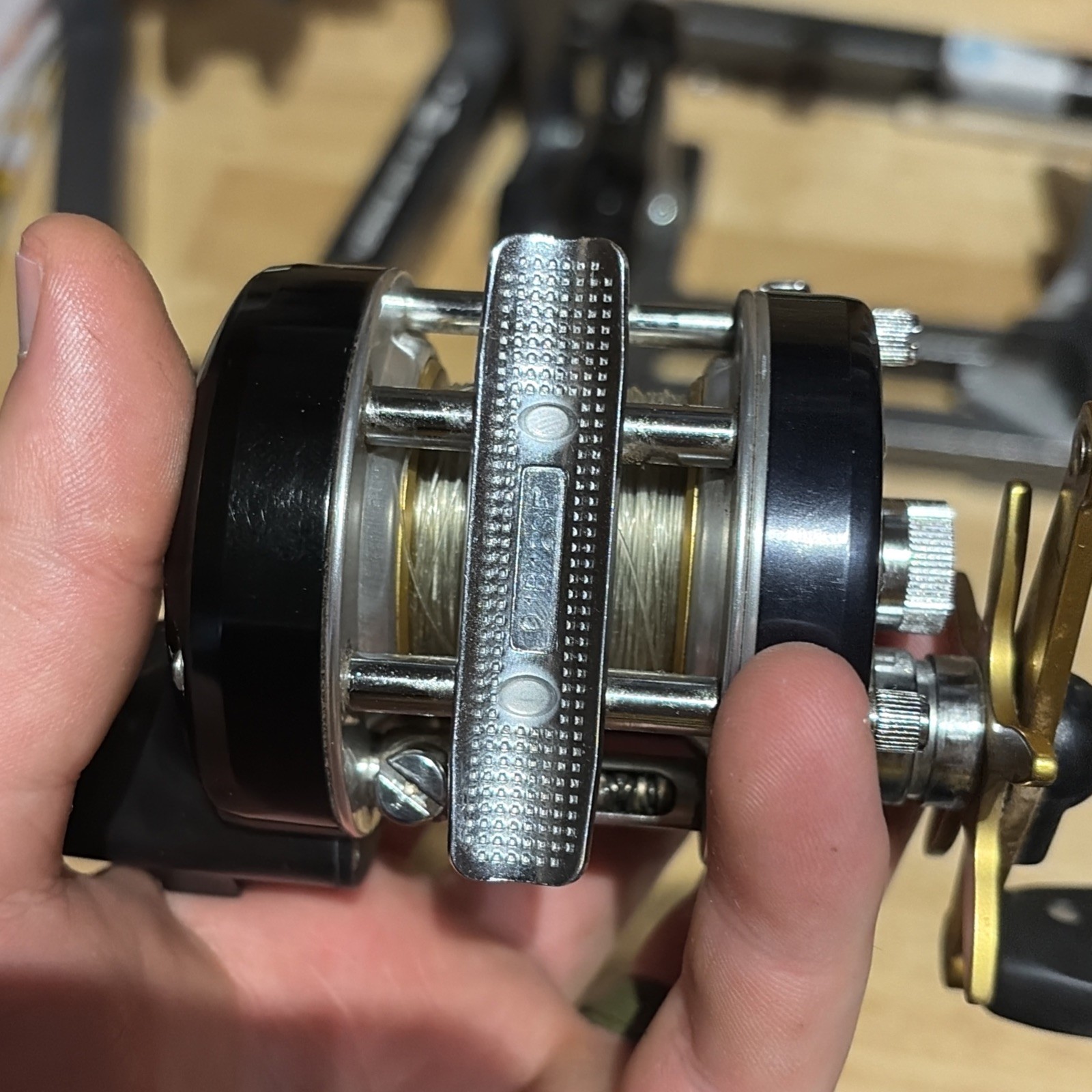 Abu Garcia Ambassadeur 5500LC Line Counter Round Baitcasting Reel Black & Gold