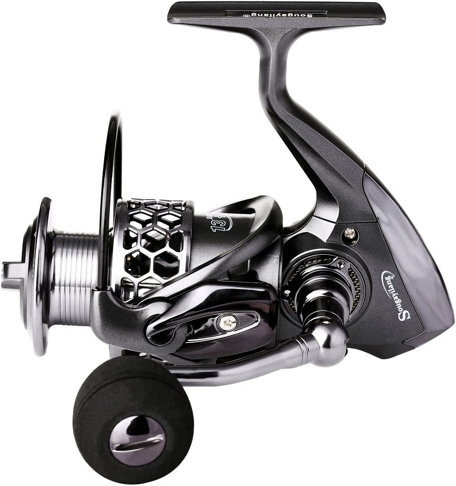 NEW Sougayilang Fishing Reel 13+1BB Ultra Spinning Reel W/ Spare Graphite Spool