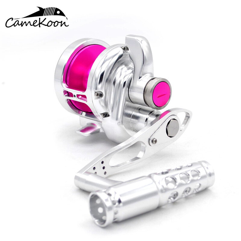 CAMEKOON Lever Drag Saltwater Fishing All Metal Powerful Big Game Offshore Reels