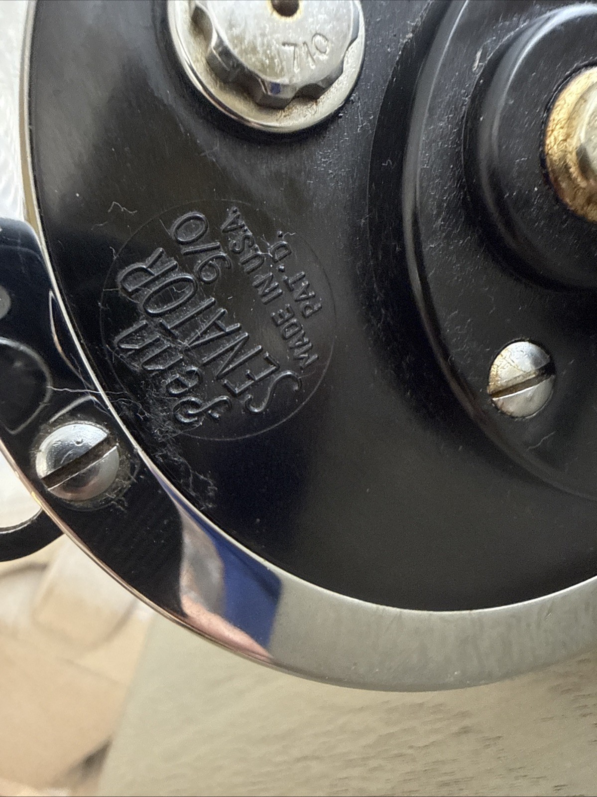 PENN SENATOR 9/0 Model 30-115 SALTWATER Fishing Reel RARE WHITE-Handle NICE Z34