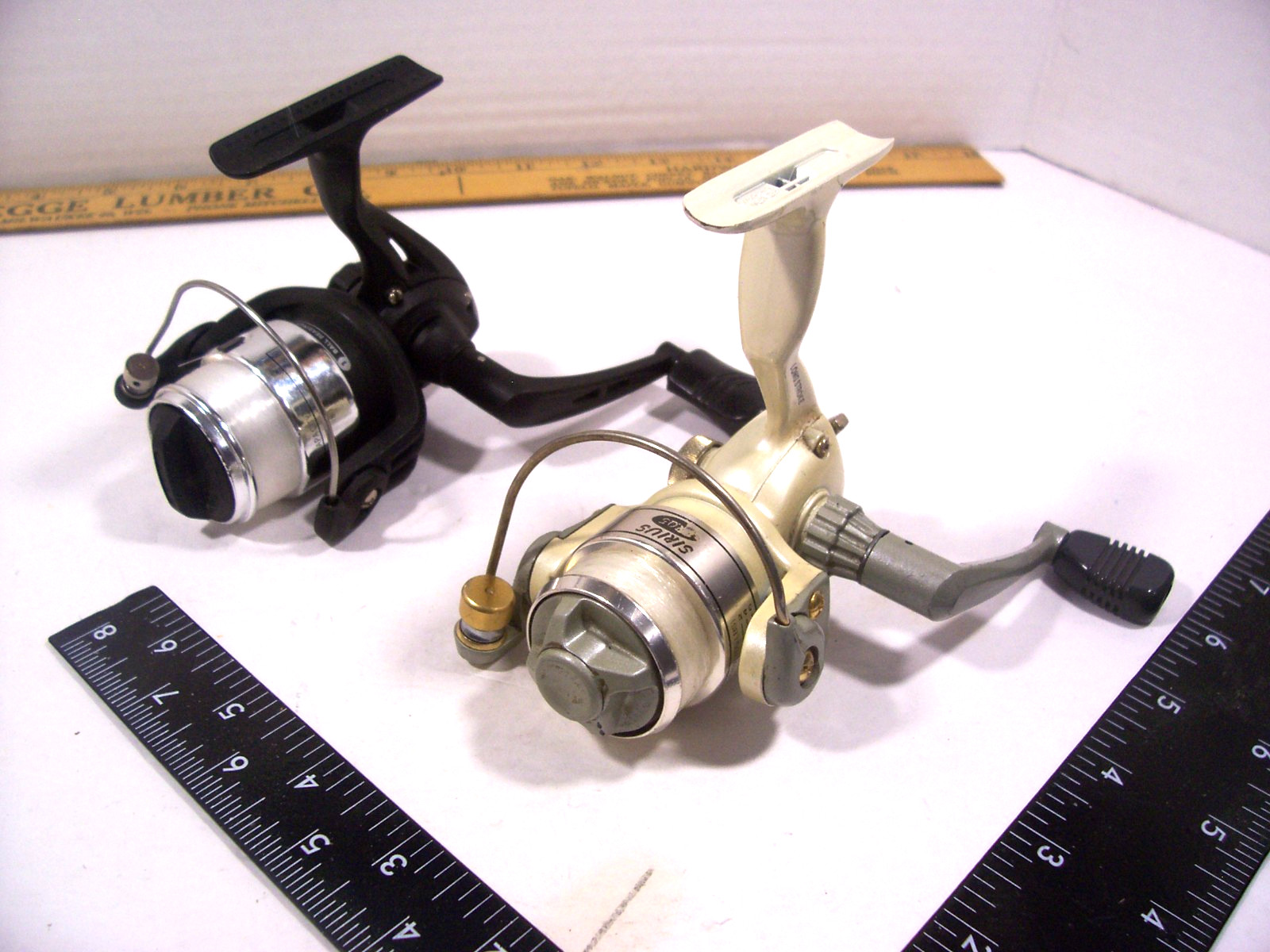 Lot of (2) Open Face Spinning Ice Fishing Reels – SENGSUN SIRIUS SR05 / FENRIS