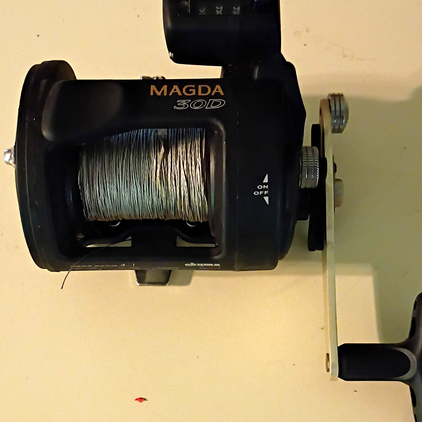 Okuma Magda 30DX Trolling Reel Depth/Line Counter Levelwind