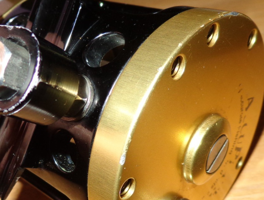 Penn Senator 3/0 Reel With Black Accurate AccuFrame Gold AccuPlates Conversion