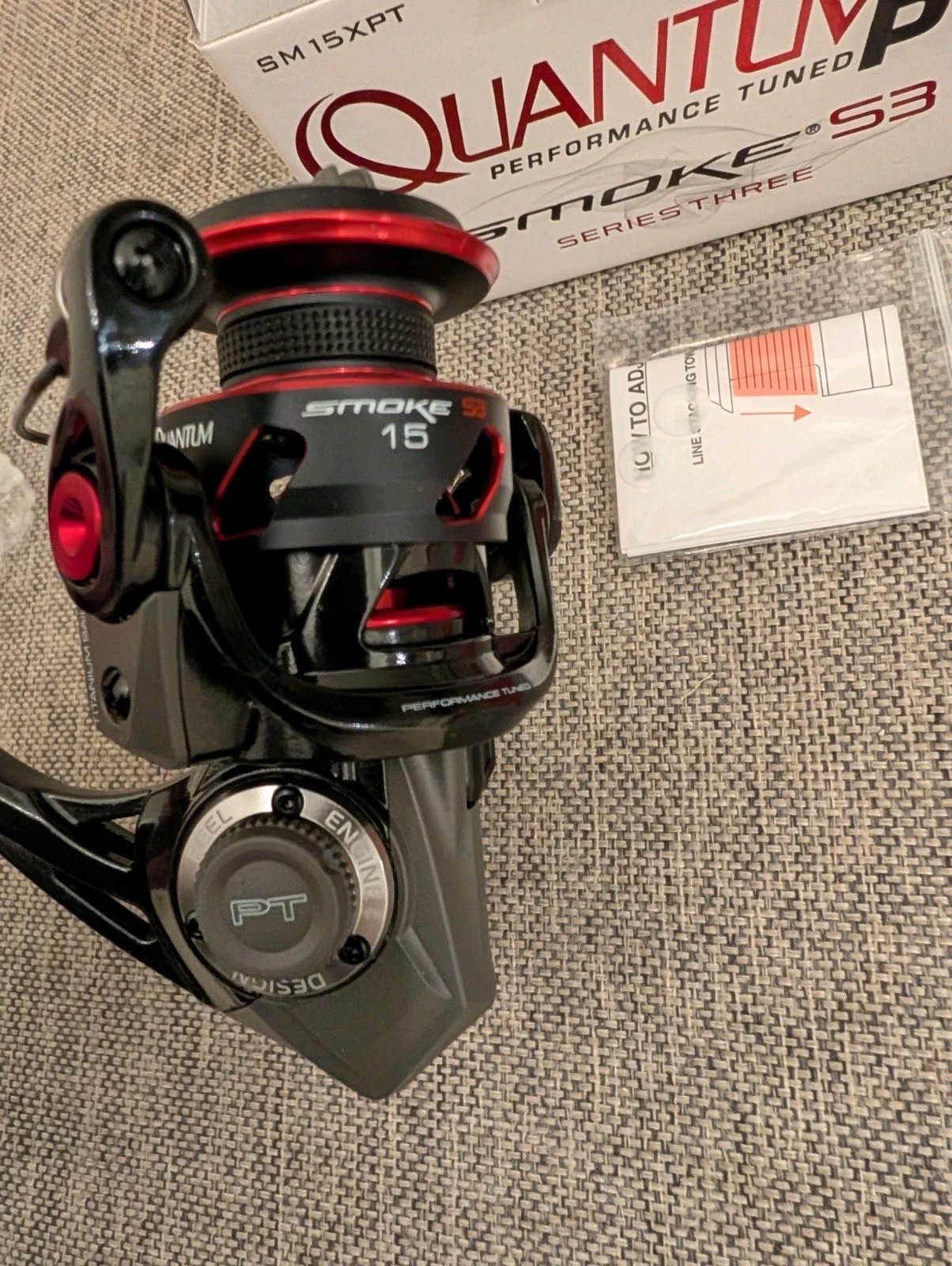 Brand New Quantum PT Smoke S3 15XPT Spinning Reel