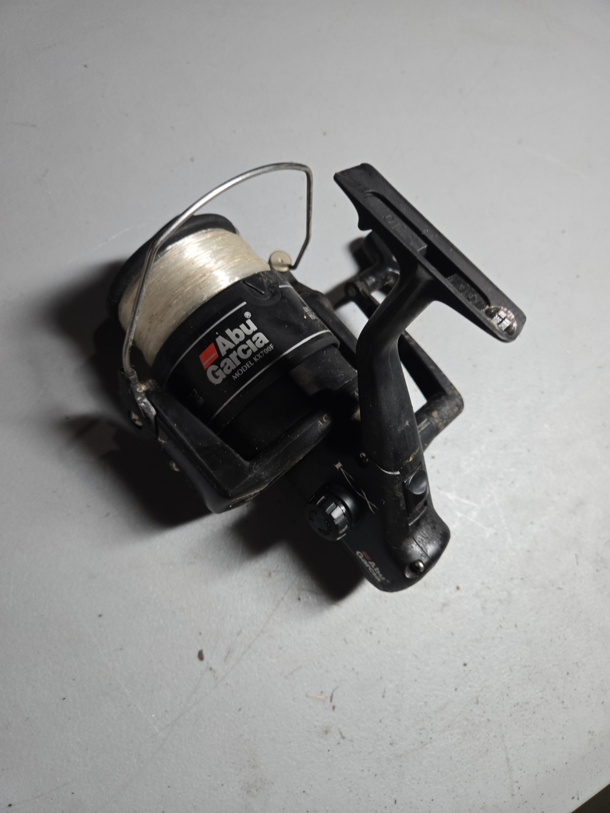 Abu Garcia KX700F Precision Spin Spinning Reel. Works. Rare. Needs A Tune Up