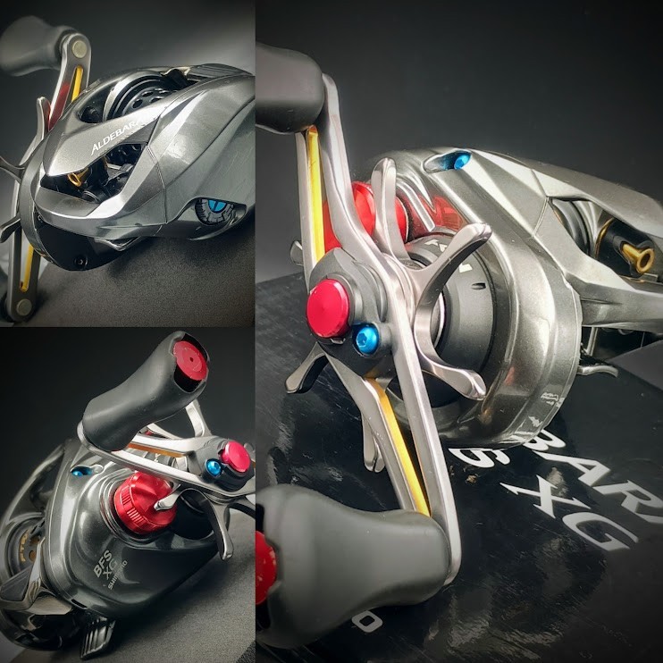 SHIMANO【16 ALDEBARAN BFS XG】R-H 8.0:1 Gear Ratio Used Baitcast Reel „Ex+“ W/Box