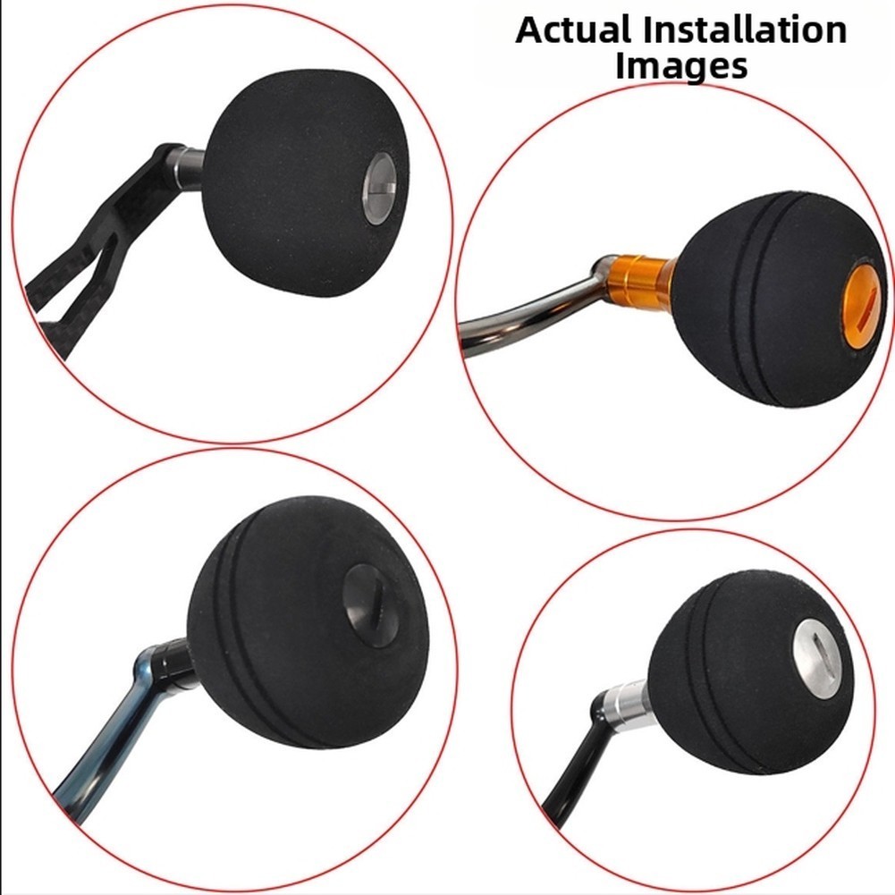 For DAIWA Compatible Reel Handle Knob Cover EVA Sleeve Fishing Reel Accessory