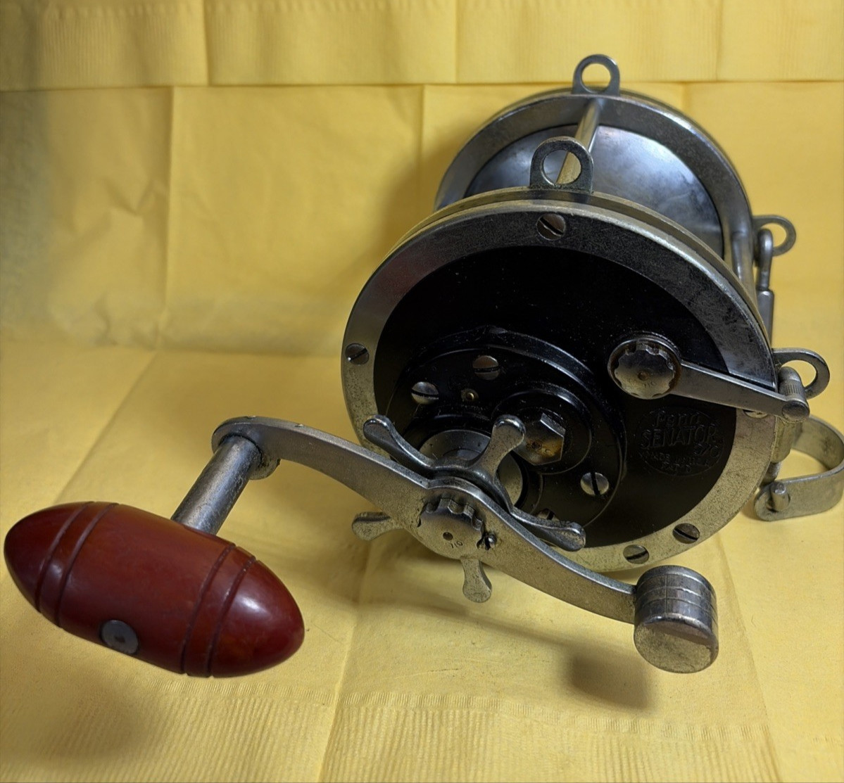Vintage Penn Senator 115 9/0 Fishing Reel Good Condition 1940’s? No Part Numbers