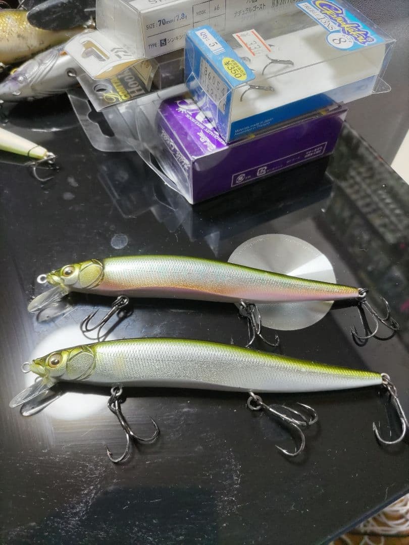Megabass ONETEN MAGNUM 5/8oz Fishing Lure Minnow Set of 2 Tackle Japan