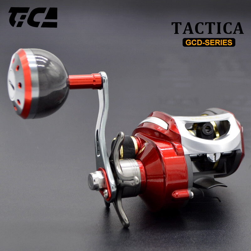 TICA GCD Magnetic Brake System Baitcasting Fishing Reel Aluminum Body Baitcaster