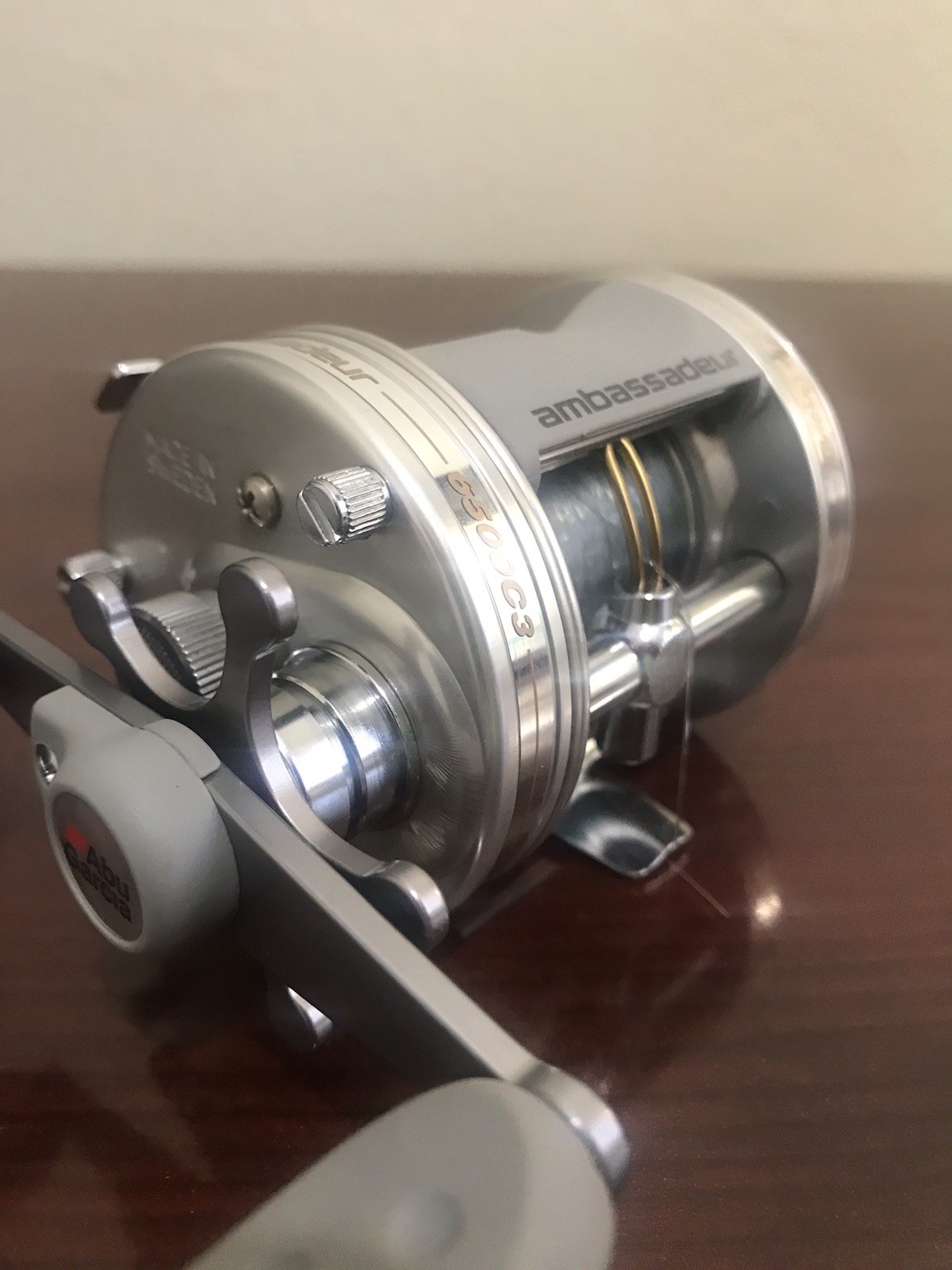 ABU GARCIA AMBASSADEUR 6500C3 HIGH SPEED BAITCASTING FISHING REEL 17LB/190 YDS