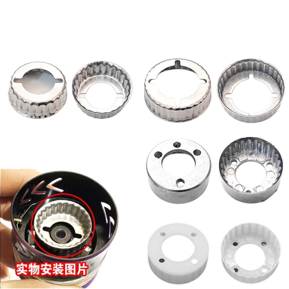 Stainless Steel Sounder Disc for Fishing Reel Gear Bowl 27.9×8.2mm Silver