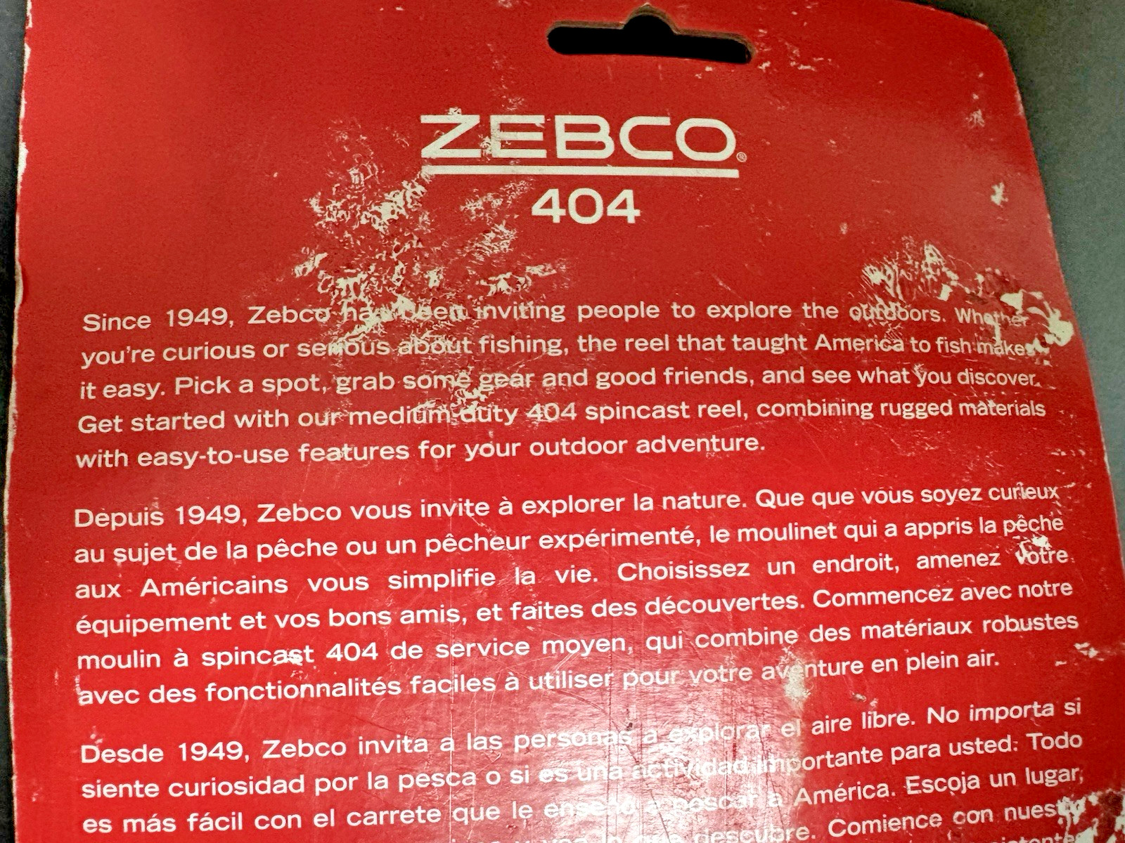 Zebco 404 Fishing Reel Retrieve NIP 15LB line Medium Duty Easy Rugged All Metal