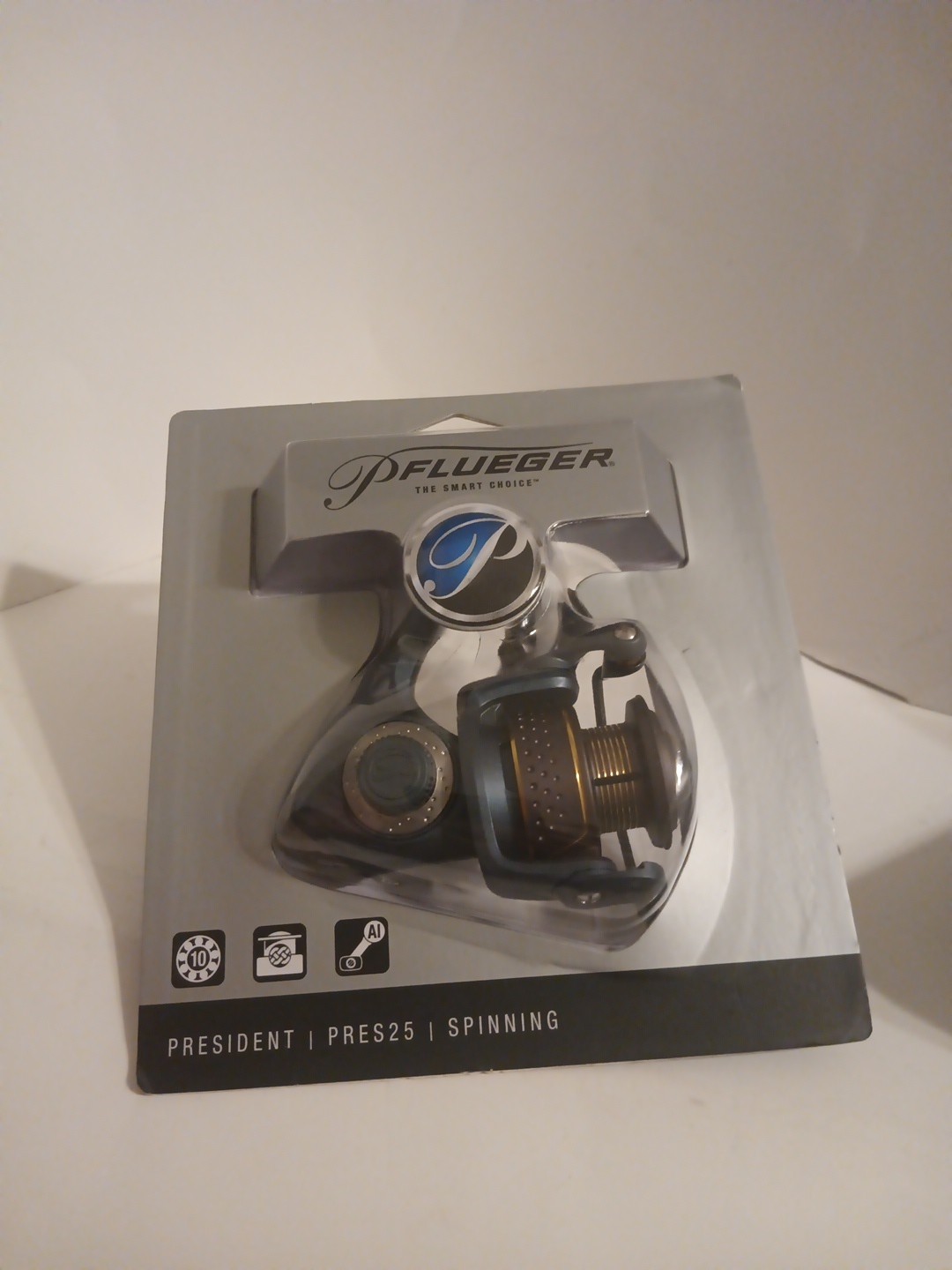 Graphite & Aluminum President Fishing Reel – Ambidextrous & Corrosion-Resistant