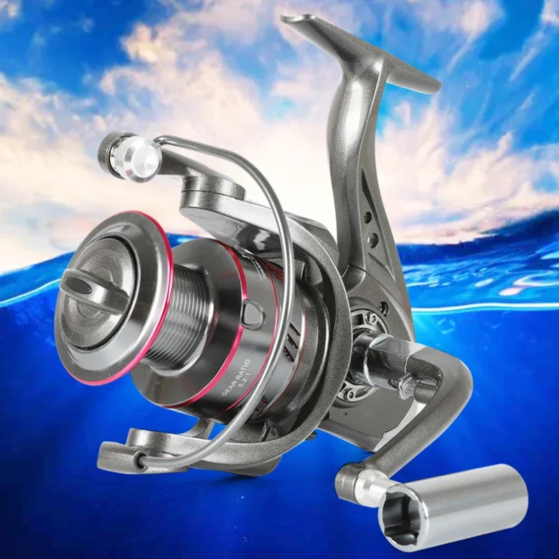 Spinning Fishing Reel 2000-7000 Series Freshwater Metal Fishing Reel 5.2:1