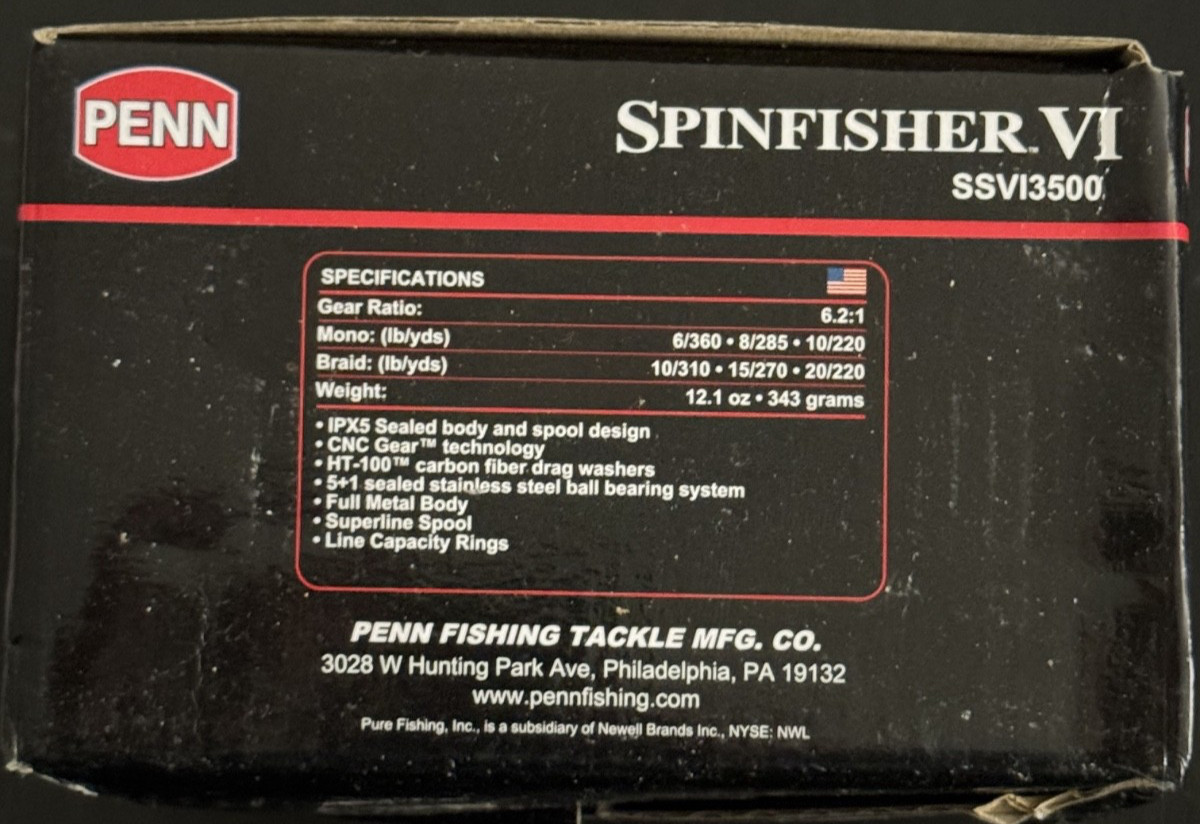 PENN SPINFISHER VI
