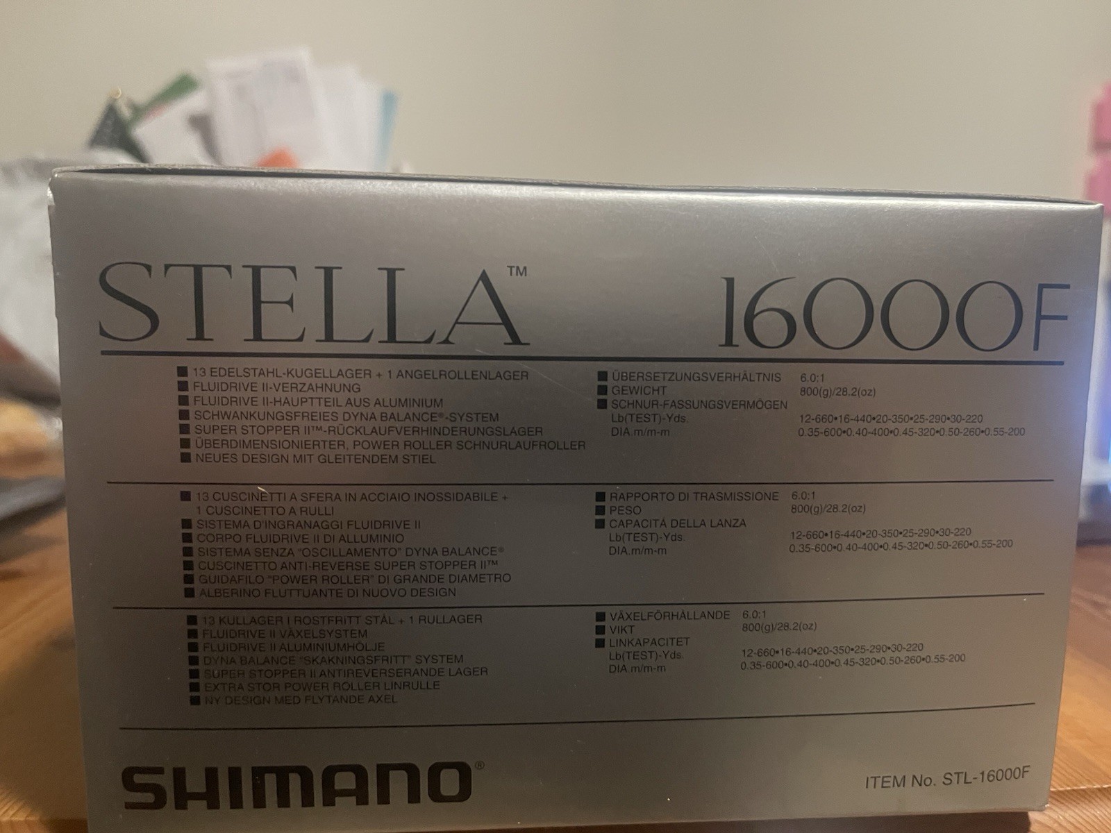 New Old Stock Shimano Stella 16000F