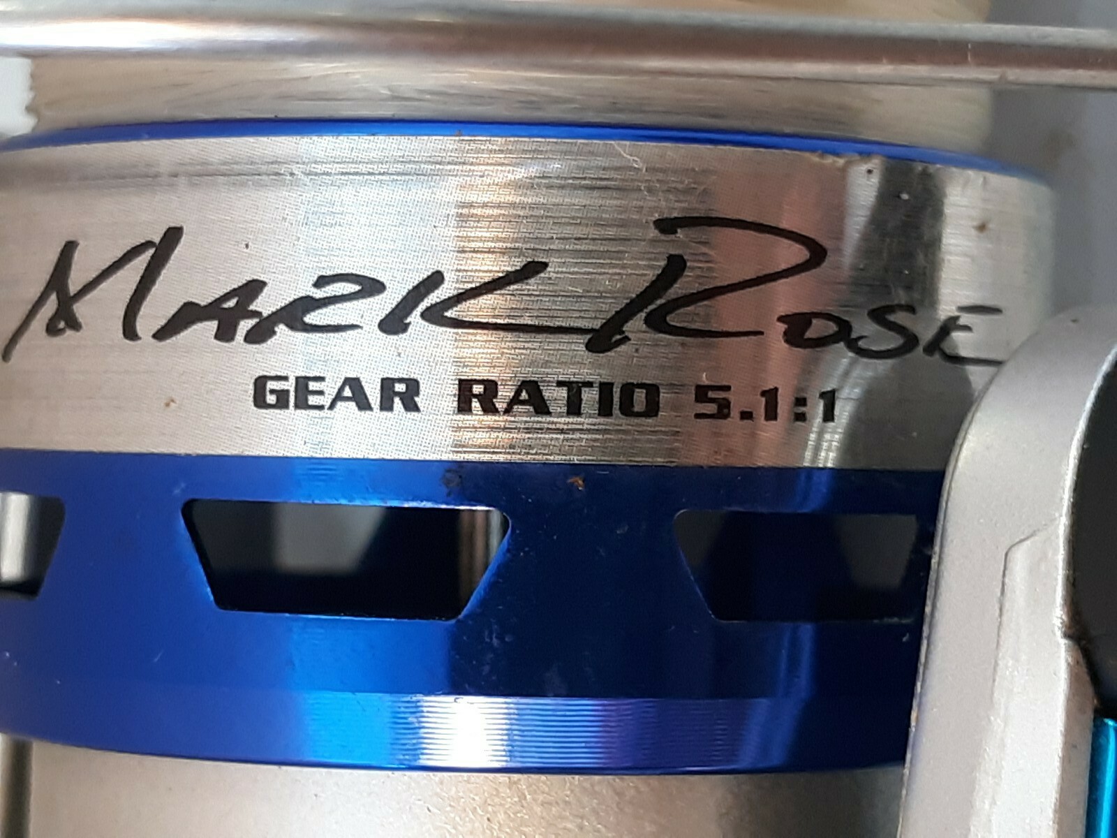Lews Speed Spin 30 Mark Rose MKR30 Gear Ratio 5:1:1 Very Good Condition