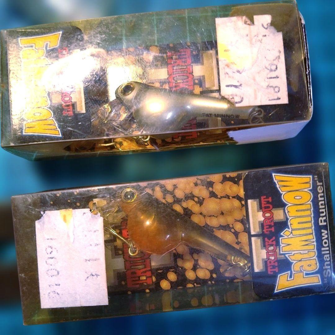 TIEMCO Timco Trick Trout Fat Minnow jig minnows Lightly Used Fishing Set of 4