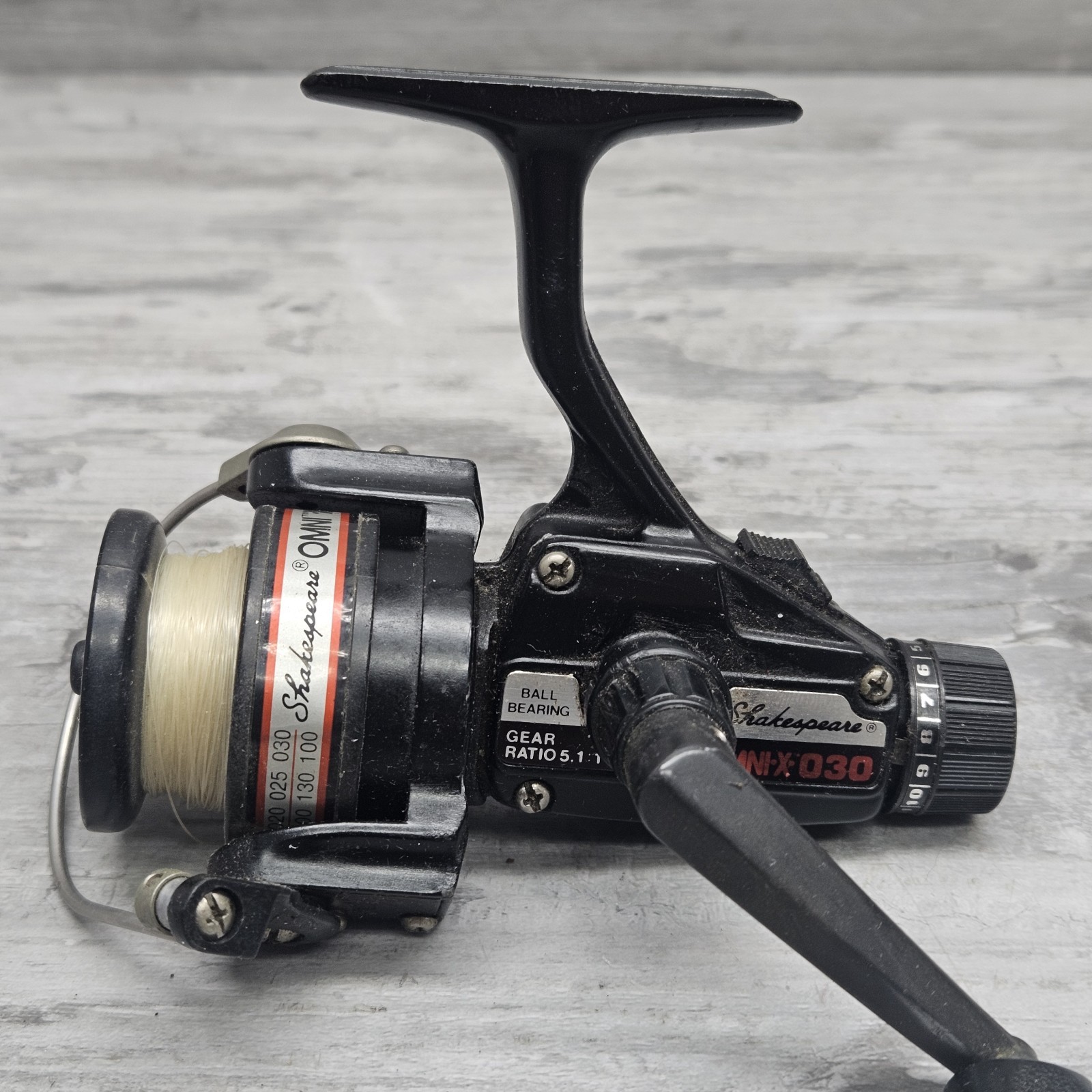 Vintage Shakespeare OMNI X 030 Spinning Fishing Reel Made in Korea
