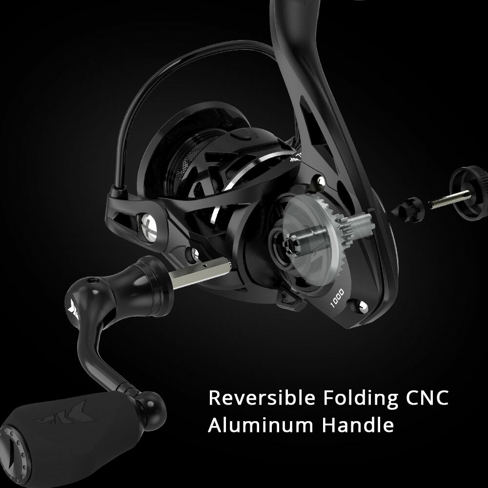 KastKing Zephyr Spinning Fishing Reel 8BBs 22LB Carbon Drag 5.2:1 Gear Ratio