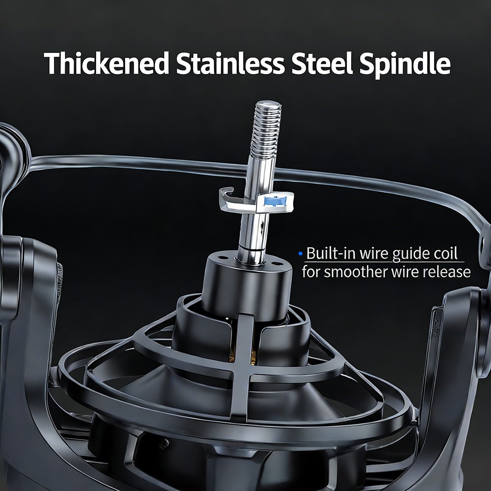 14000 Fishing Reel: Extra Hard Metal Build, Line Capacity, for9488