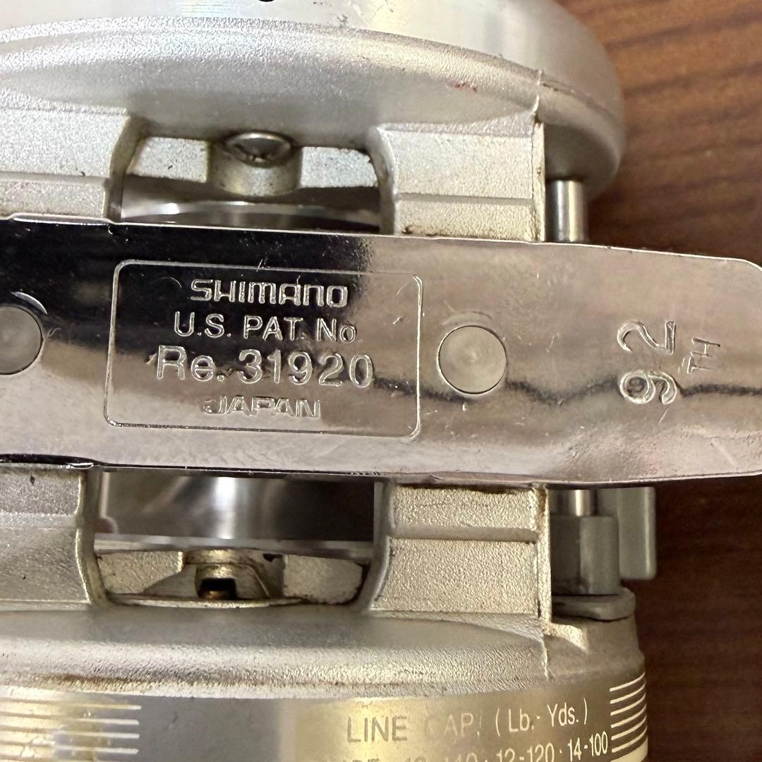 Shimano 92 Calcutta 100 Silver Baitcasting Reel Japan Used
