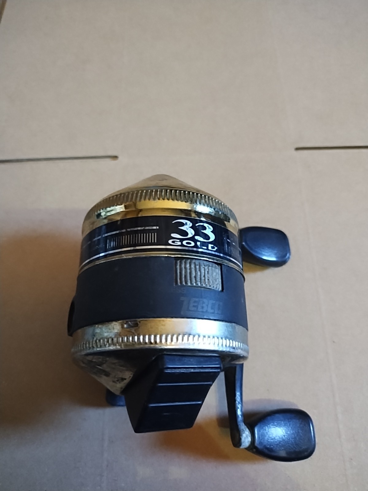Zebco 33 Gold Fishing Reel Freshwater Crappie Bass Catfish Metal Ball Bearing