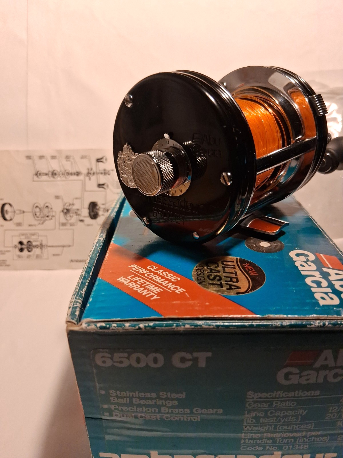 abu garcia ambassadeur 6500 CT (Modified UK Market Multipliers) Tournament Cast
