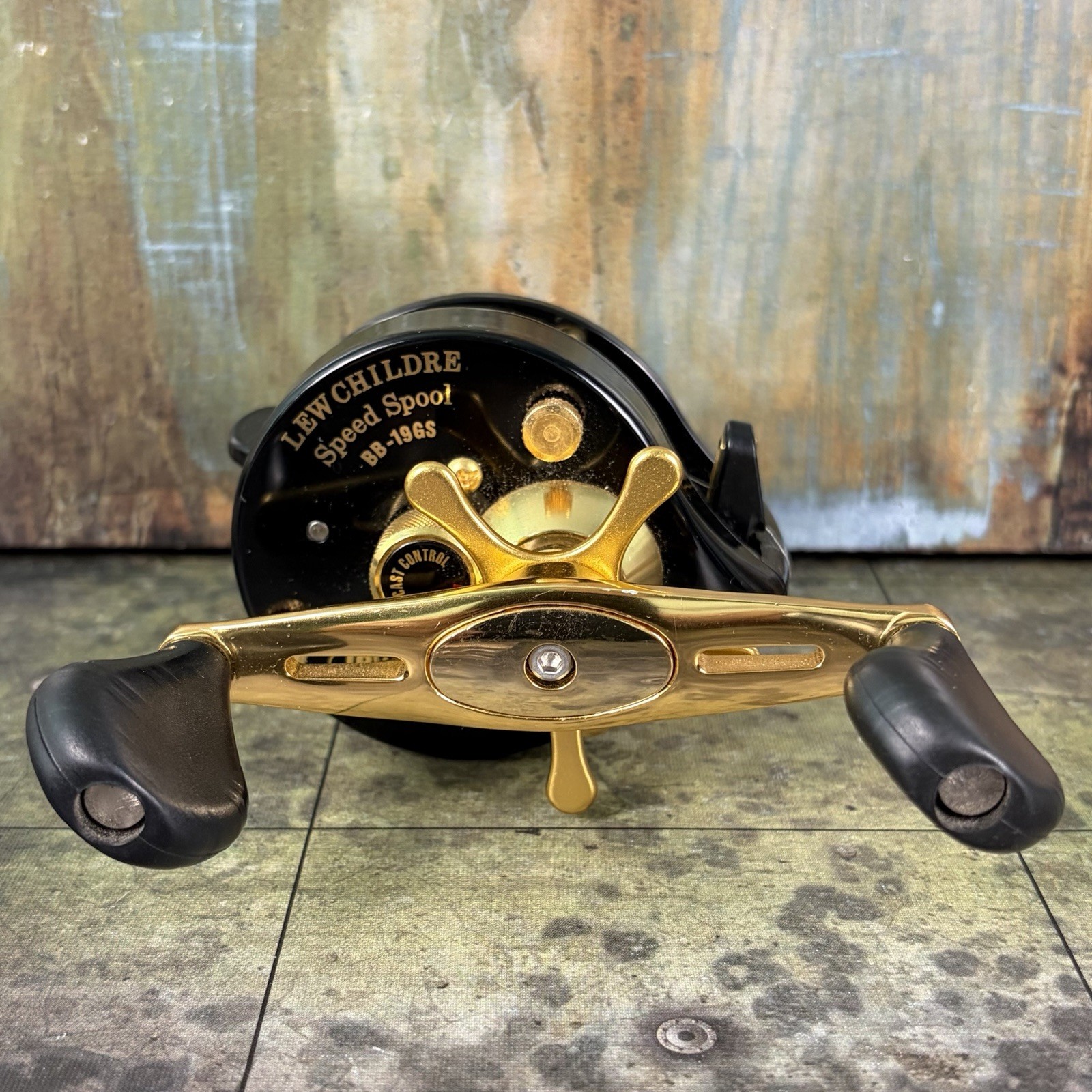 Lew Childre Speed Spool BB-19GS Right-Hand Bait Casting Reel 4:3:1 – Clean!
