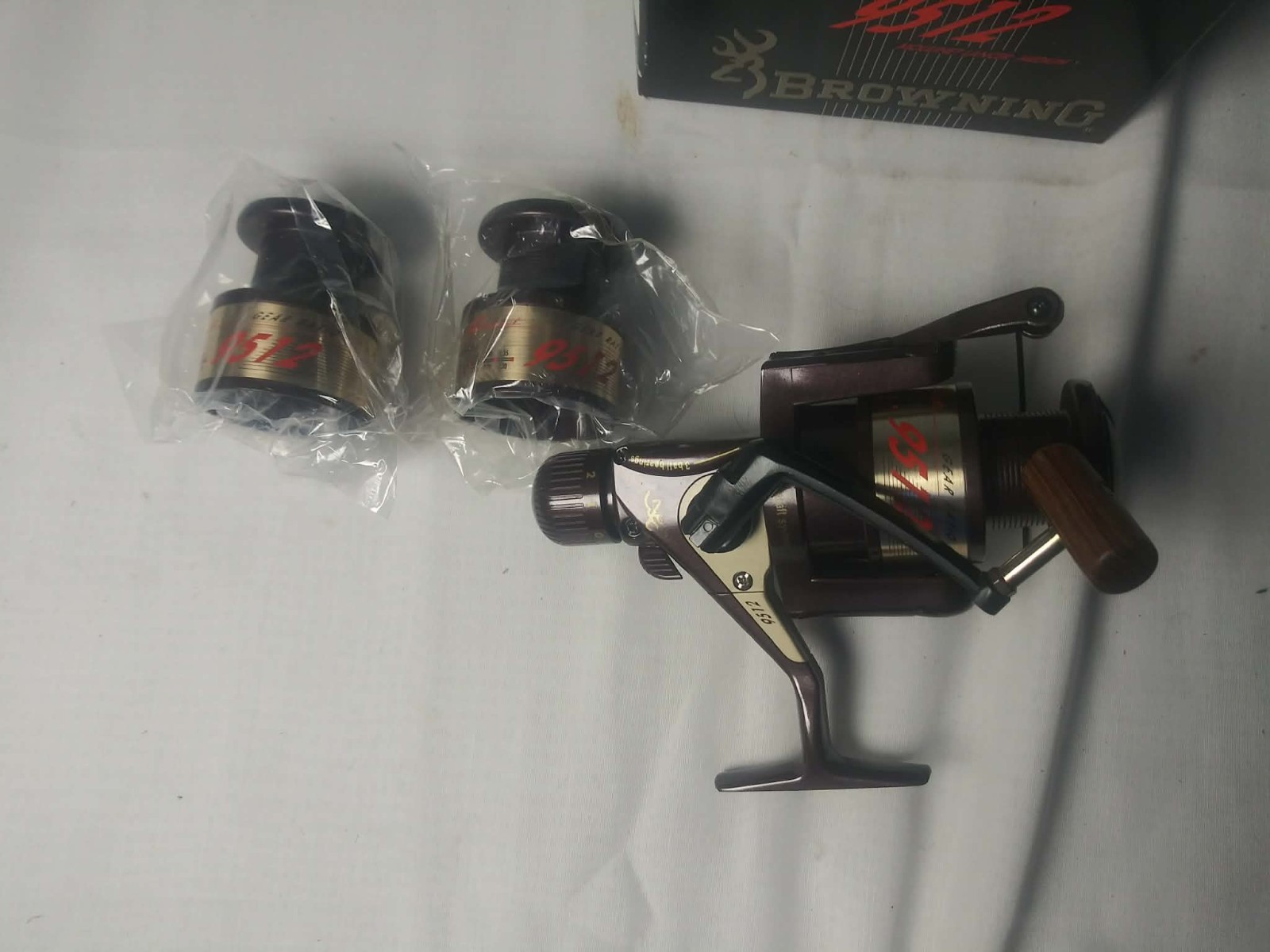 New Vintage BROWNING 9512 3-Ball Bearing Rear Drag Long-Cast Spinning Reel