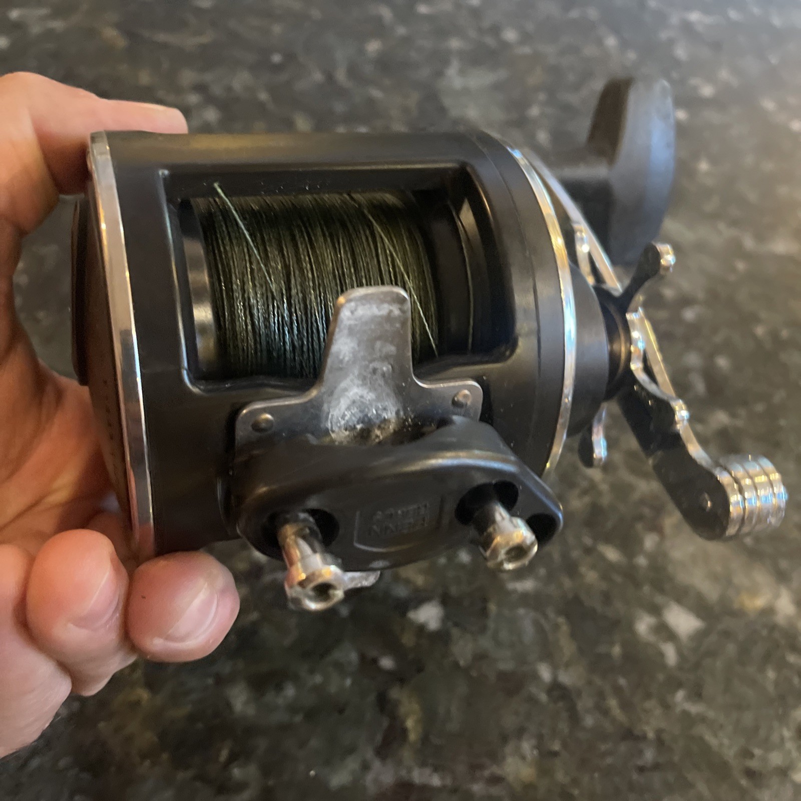 Penn 330 GTI high speed 3.6:1 level wind fishing reel Pre Spooled 40# Braid