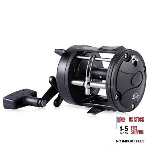 Round Baitcasting Fishing Reel for Catfish, Salmon/Steelhead, Striper 3000