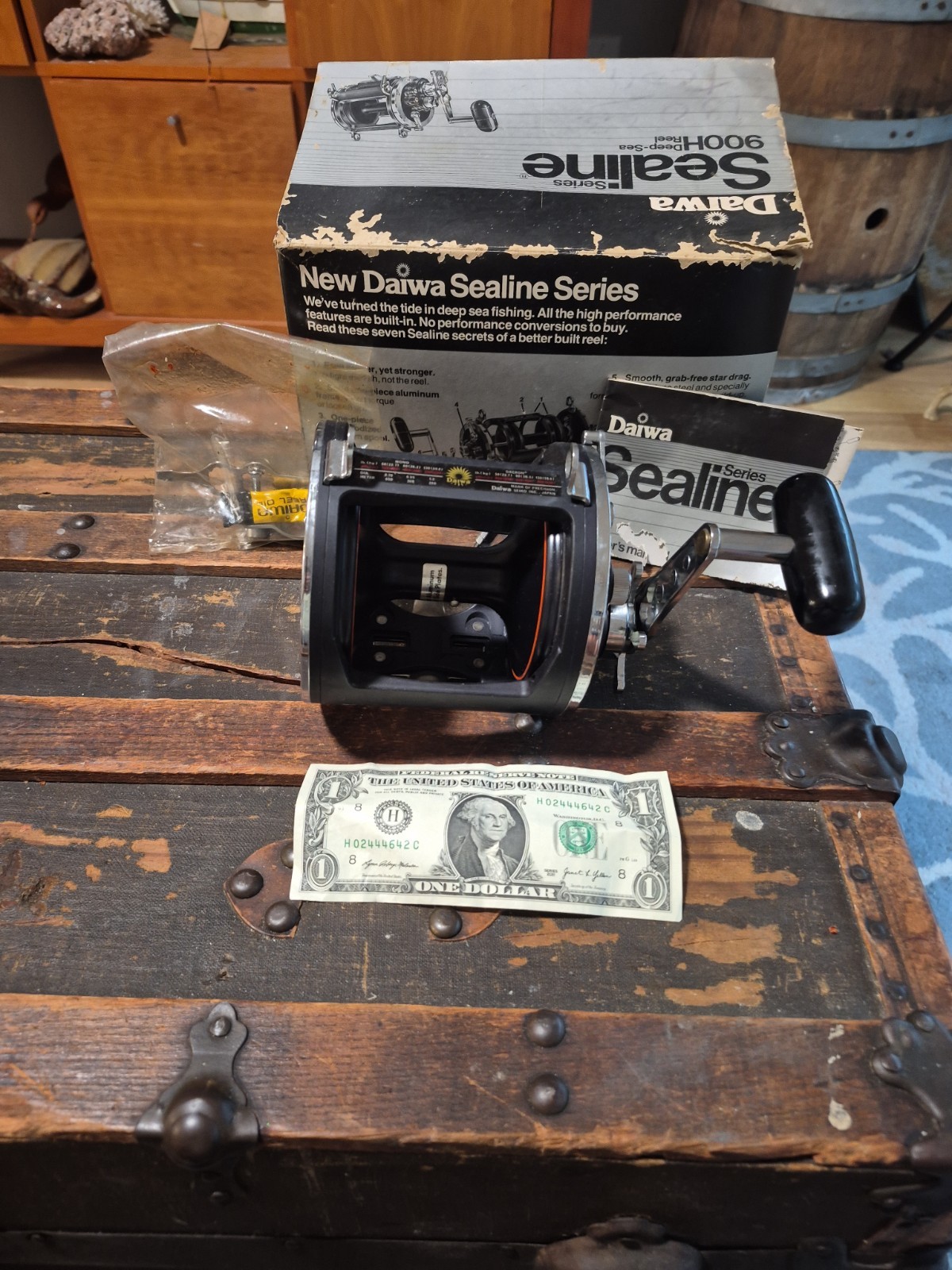 Daiwa •Series Sealine Big Game Reel 900H Deep Sea New W Box Shark Tuna Ocean