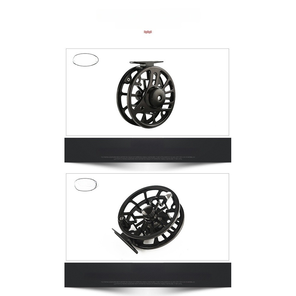 Ailuya Lightweight Fly Reel Metal Handle U Shaped Spool 3/4 5/6 7/8 Size