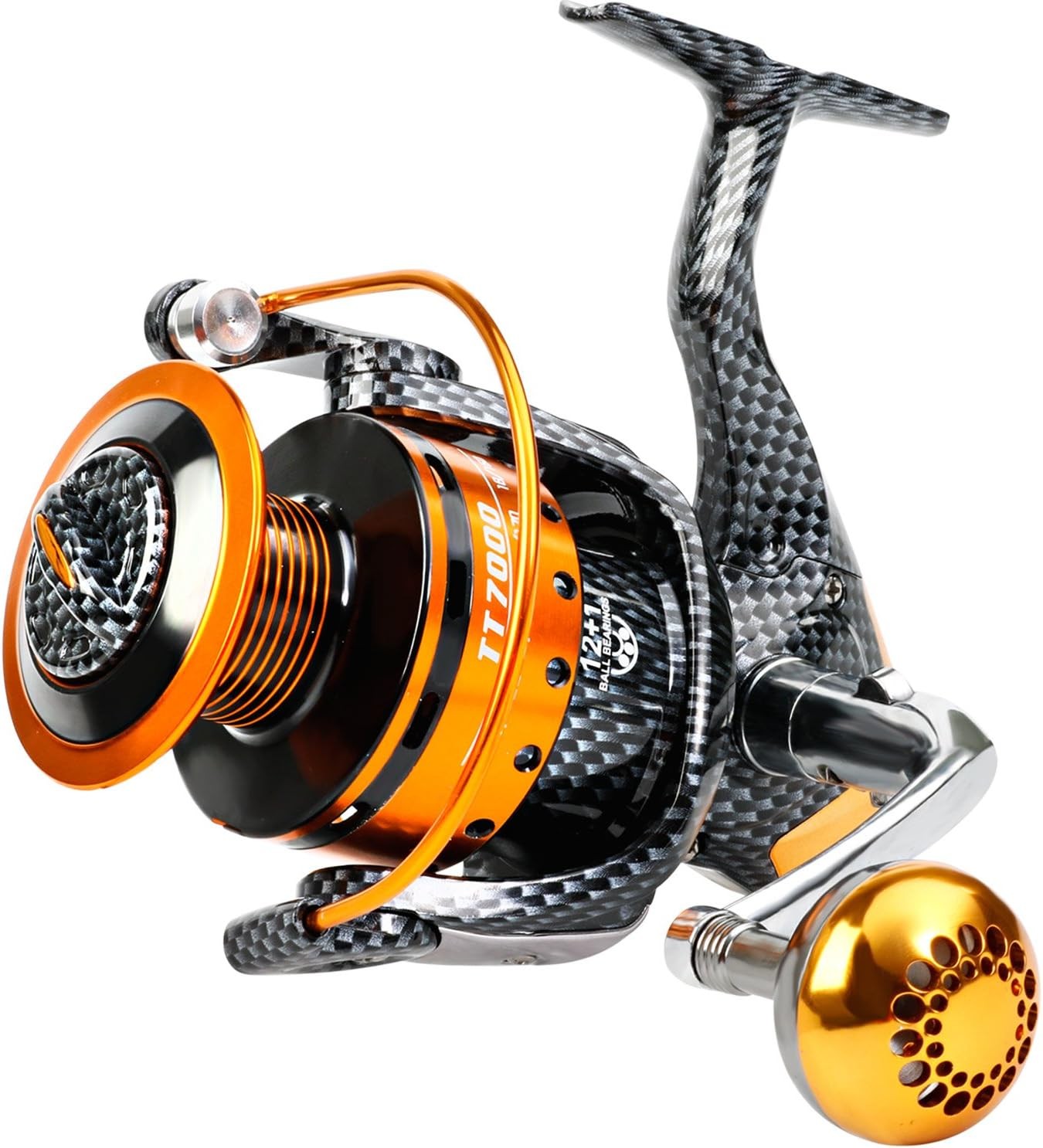Fishing Reels- 12 1 BB Light & Smooth Spinning Reels Powerful Carbon Fiber Drag