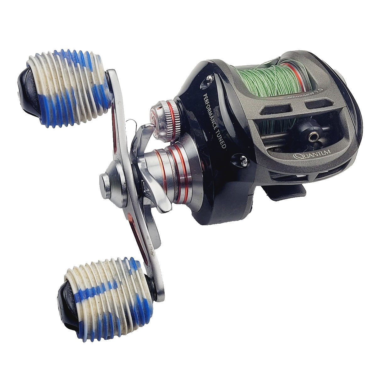 Quantum PT Baitcasting Reel GMX100HPT Burner Factor X Black 8BB 7.0:1 R/H