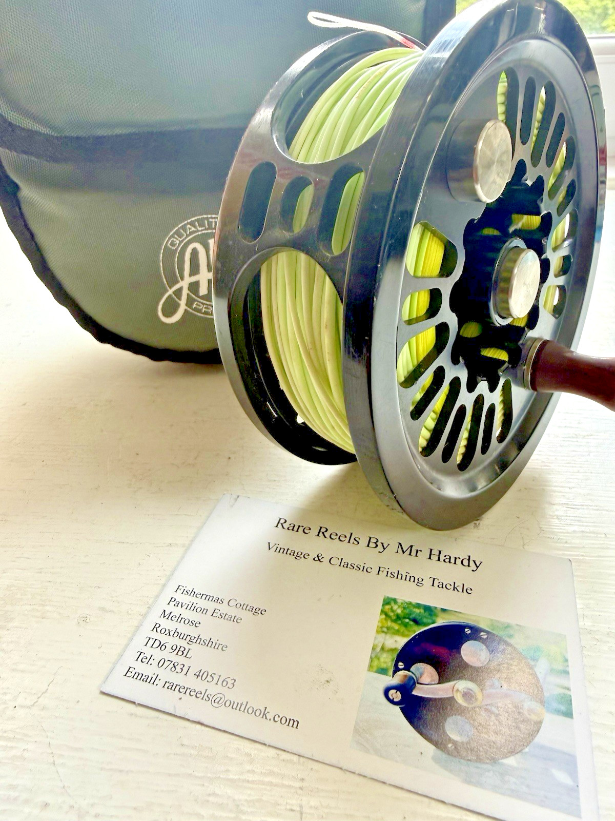 Abel Super 12 Salmon & Saltwater Fly Reel with Rio Spey Line & Case Set for RHW