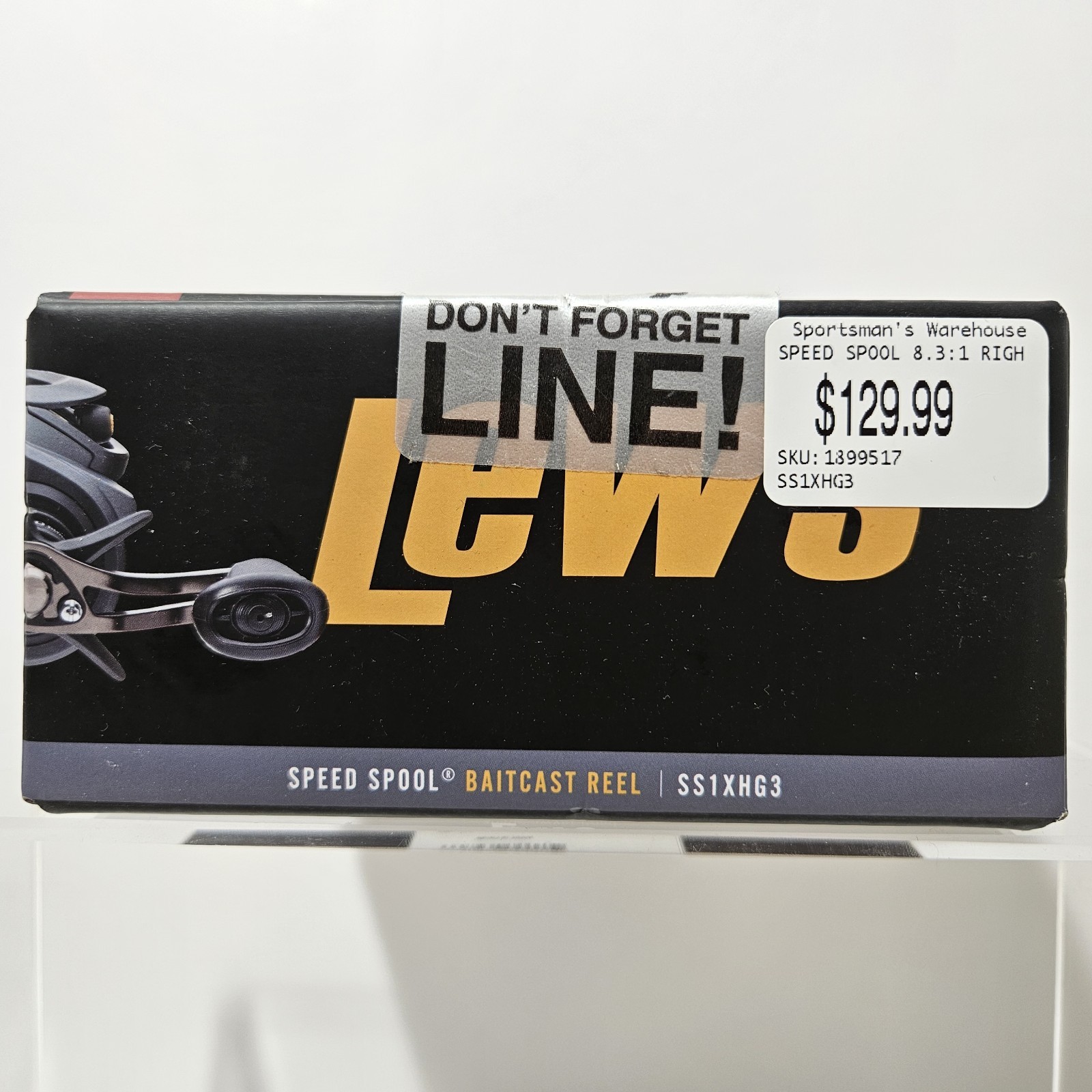 Lews Speed Spool Baitcast Reel 8.3:1 Right Hand RH Fishing Casting SS1XHG3 NIB