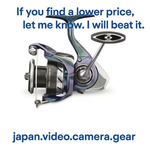 Daiwa Regal LT (RGLT3000D-CXH-B) Spinning Fishing Reel