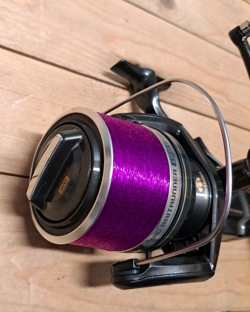 2 × Shimano Big Baitrunner LC Longcast Long Cast Freewheel Reels Reels Carp Excellent!