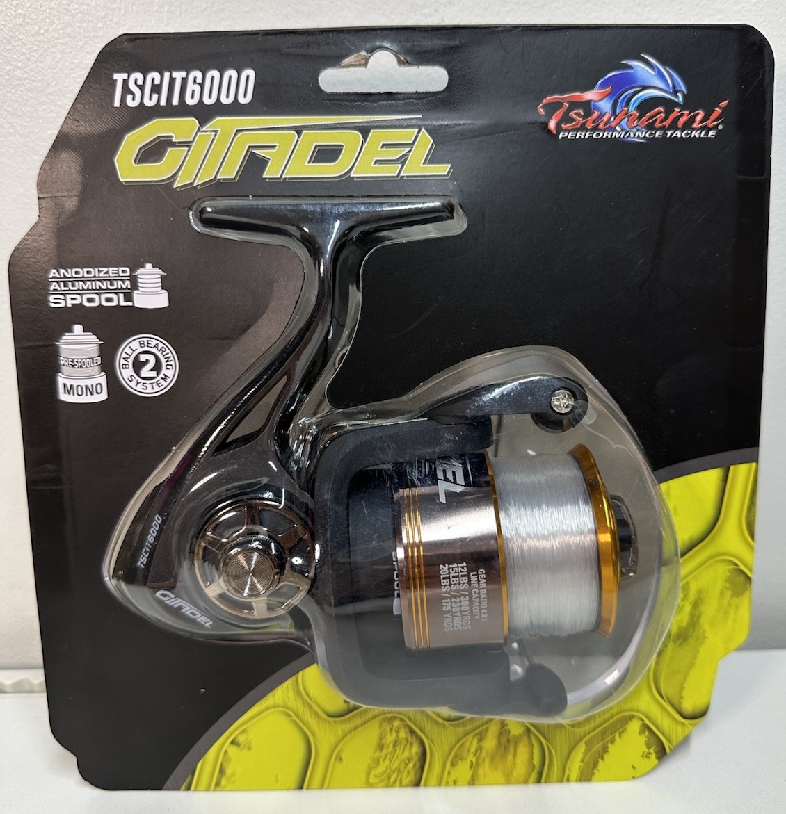 Tsunami Citadel 6000 Spinning Reel, TSCIT6000 -NEW & SEALED