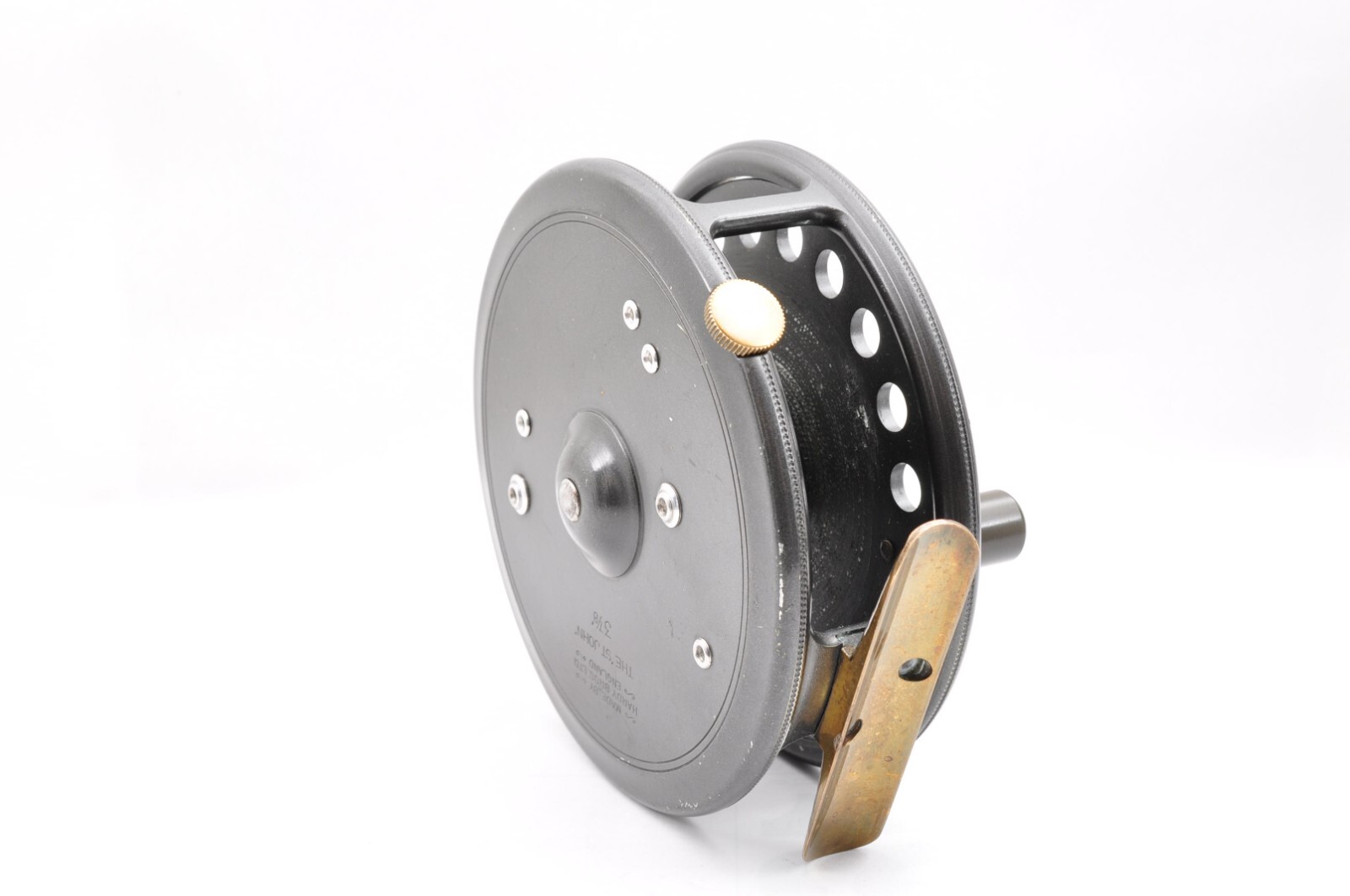 Hardy Bros. LTD „The St Jhon“ 3-7/8 Gray Box Bag Used Fly Reel Fishing Japan