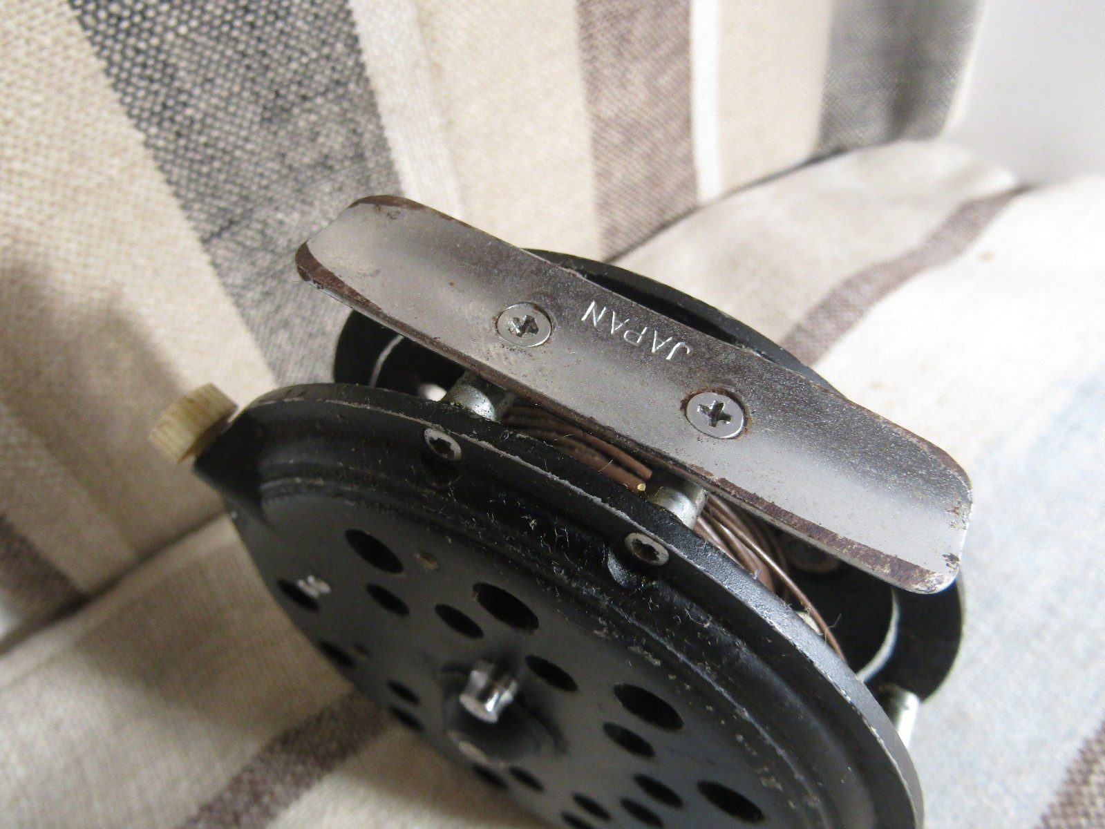 Vintage Horrocks-Ibbotson HI 1857 Reel Japan Fresh Water Fly Reel fishing-Works