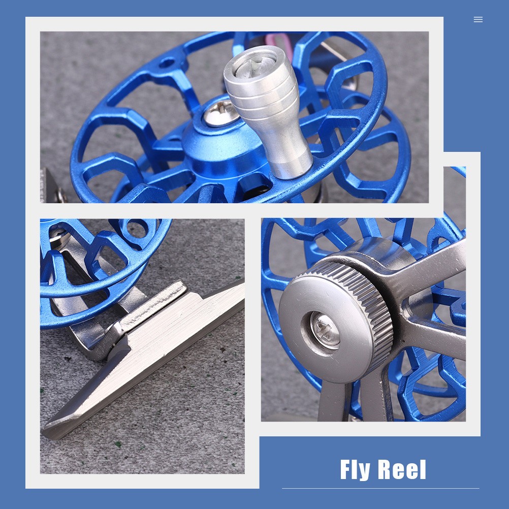 Fly Fishing Reel Metal Fishing Wheel Metal Fly Reel Outdoor Supply
