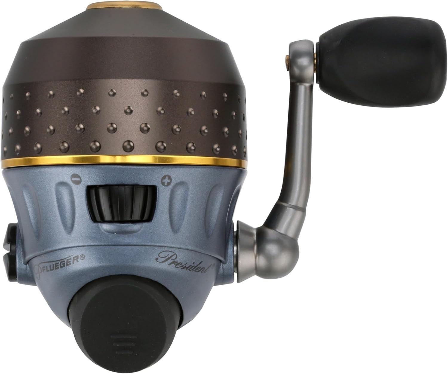 Pflueger President Spincast Reel – Lightweight, Ambidextrous, Gear Ratio 3.4:1