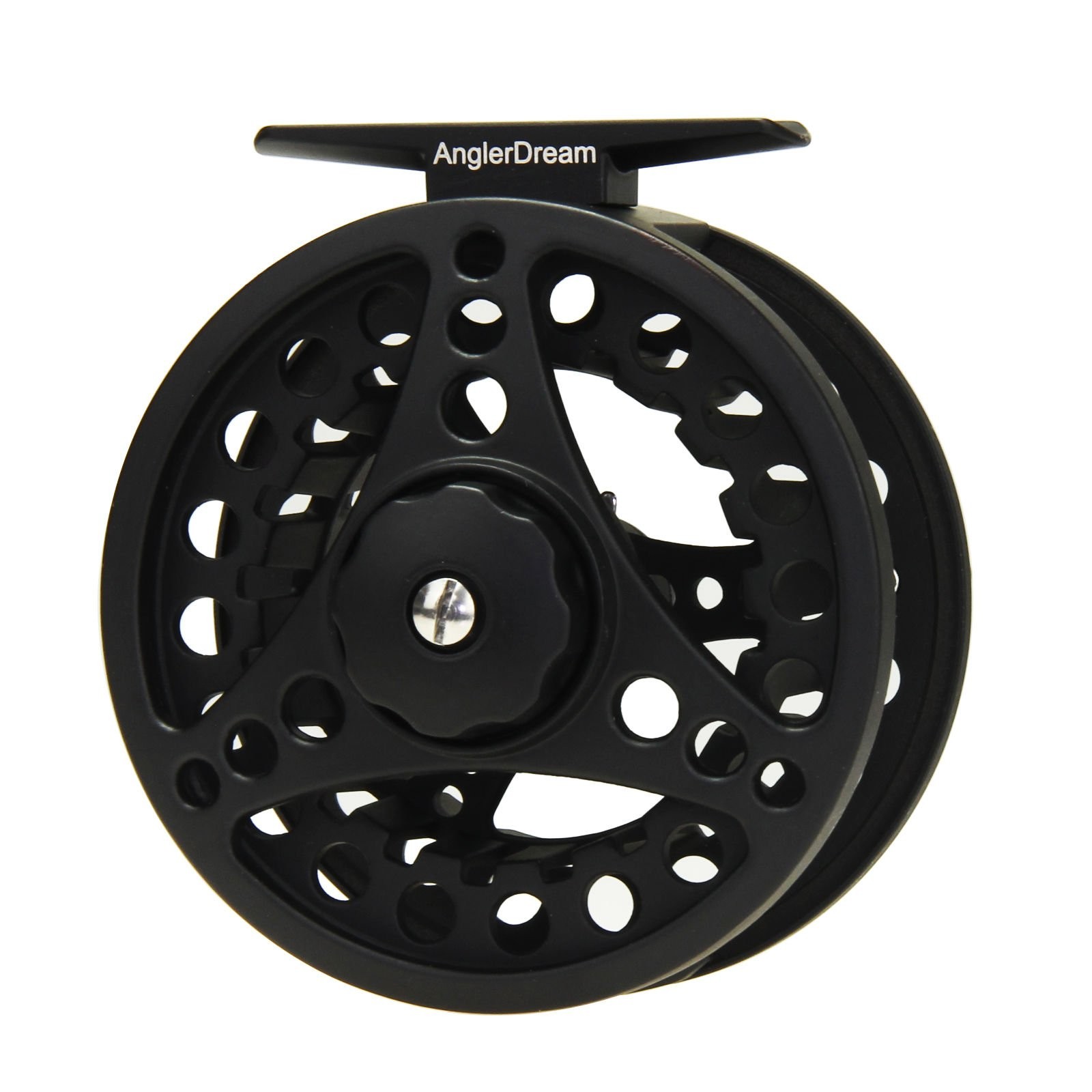 ANGLER DREAM Silver/Black 1/2WT 3/4WT 5/6WT 7/8WT Fly Reel Aluminum Alloy Lar…