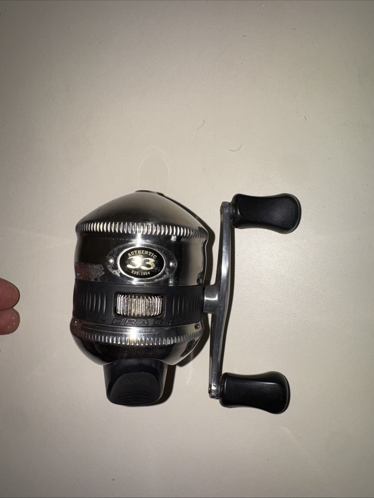 Zebco 33 Spincast Reel Size 33 2.6:1 2BB 12lb Max Drag Silver/Black – LOT OF 2