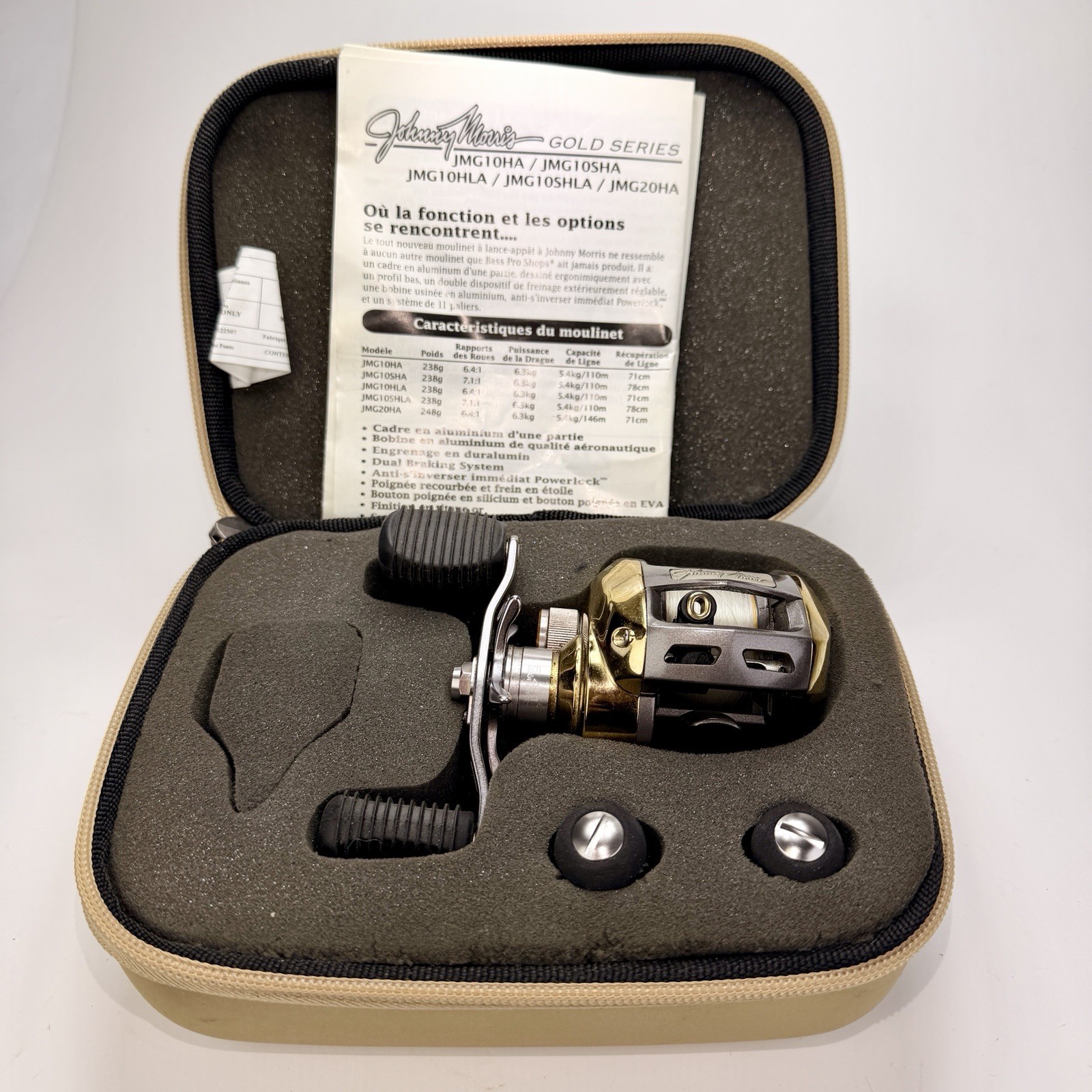 Bass Pro Shops Johnny Morris Gold Series Baitcast Reel 6.4:1 JMG10HA